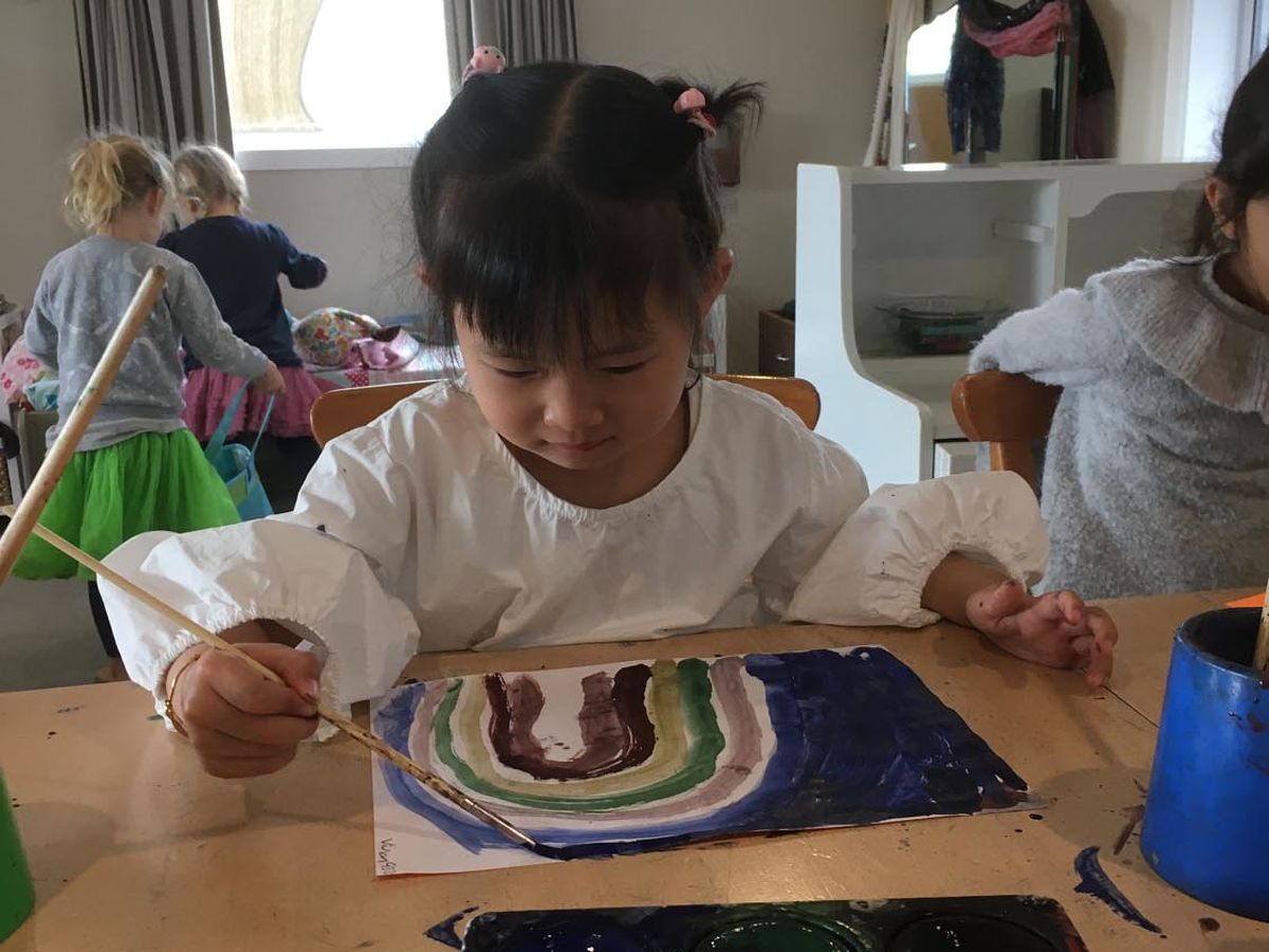 Painting by children