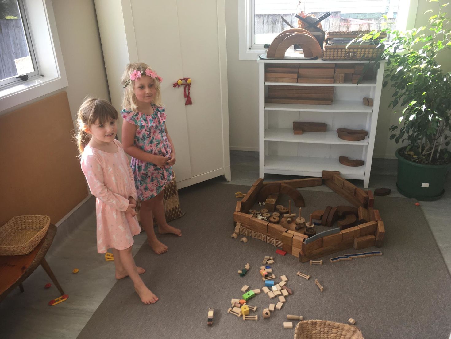Children standing